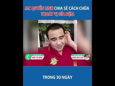 Video MC quyền linh chia sẻ cách chữa THOÁT VỊ ĐĨA ĐỆM trong... - youtube