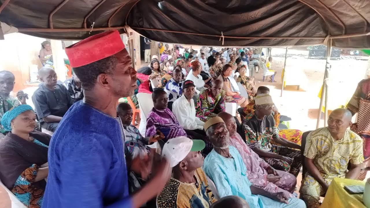 THE BURIAL CEREMONY OF LATE MR. JOHNSON OMEKE EFOMON  ( PA EJEME )AGED 101 YEARS