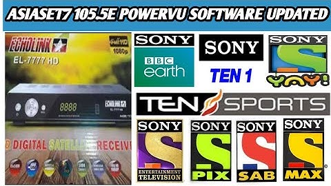 ECHOLINK EL-7777 HD POWERVU UPDATED SOFTWARE DOWNLOAD |       POWERVU NEW SOFTWARE