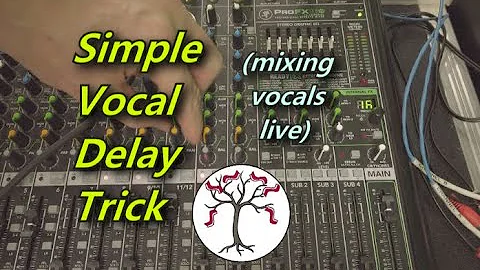LIVE SOUND Simple Vocal Delay Trick - Improve Live Vocals