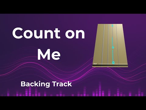 COUNT ON ME 🫶 — Bruno Mars | Backing Track Violin Tutorial & Cover | Animated Violin TAB