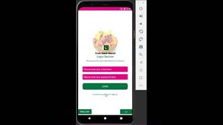 Fruit Sabzi Mandi Mobile Application screenshot 1