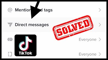 TikTok Direct Message Option Not Showing | How to Fix TikTok Direct Message Option Not Showing