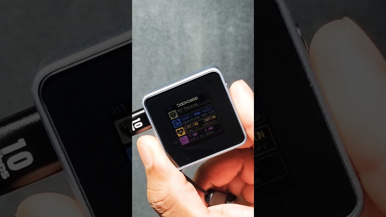 DockCase enclosure SSD installation 