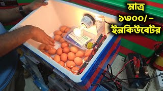 মাত্র ১৩০০টাকাই ইনকিউবেটর মেশিন || Egg Incubator for Poultry, Chicken, Duck, Quail bird