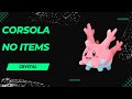 Can I Complete Pokemon Crystal Randomized Using Corsola and No Items?