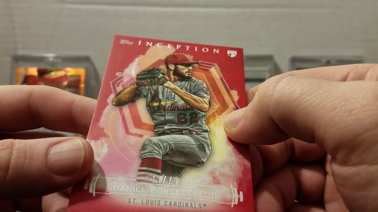 2019 Topps Inception⚾️1 box break [Case Hit] - YouTube