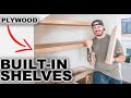 Making Built-In shelves