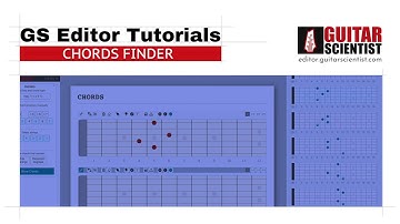 [ENG] Chords Finder functions - Guitar Scientist Editor Tutorials