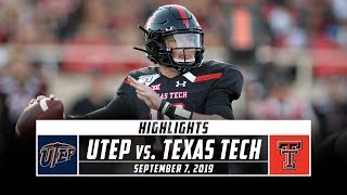 Texas tech's defense held utep's offense to just 131 total yards and
win handily 38-3. check out the highlights of red raiders' blow week 2
win. stad...