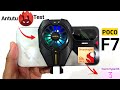 POCO F7 Using Cooling Fan Antutu Test OMG Results 😱😲🔥🔥🔥🤯 #pocof7 