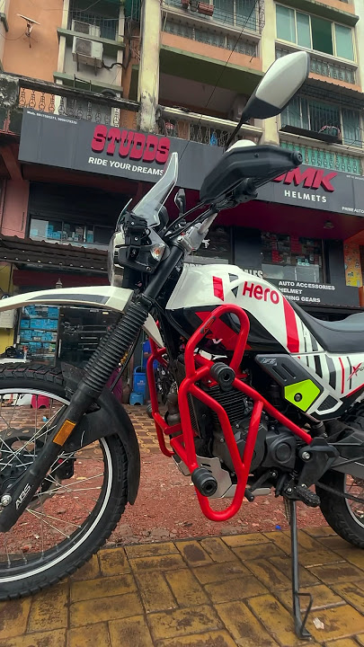 Best crash guard and fog lights for hero xpulse #hero #xpulse #offroad #viralvideo