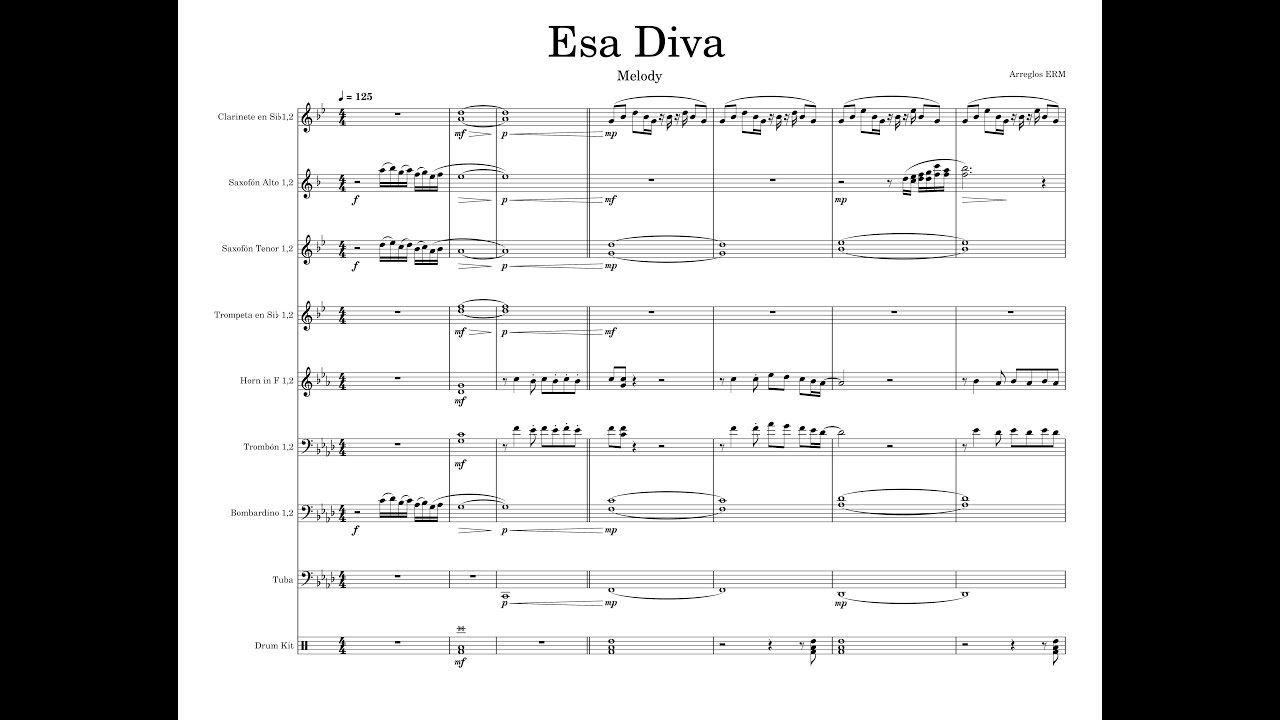 ESA DIVA - MELODY (Arreglo Charanga)
