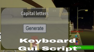 *Useful* Keyboard GUI Roblox Script Hack | Fluxus / Hydrogen / Delta / Arceus X Script
