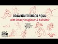 Disney Animator gesture drawing feedback