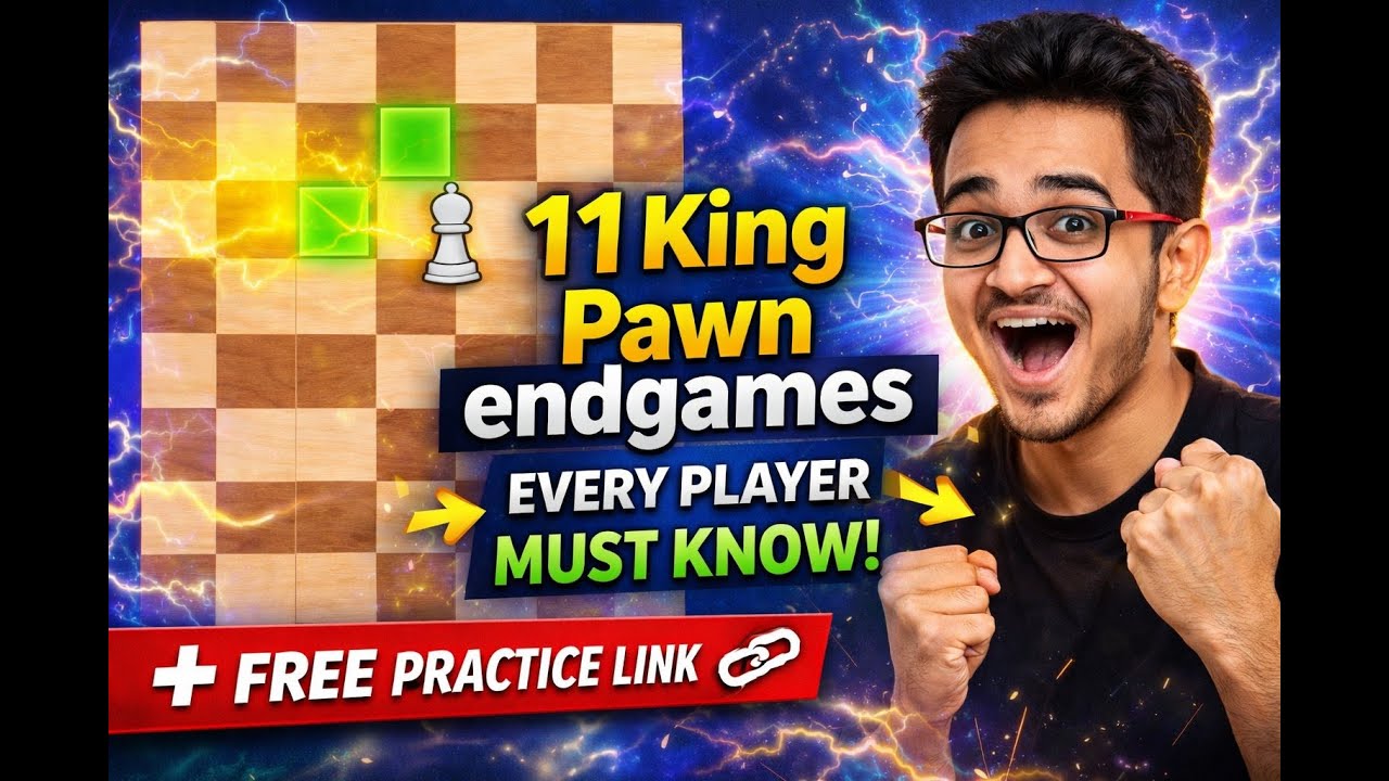 Chess Endgame Tutorial — Pawn Endgames & Key Squares Explained # ...