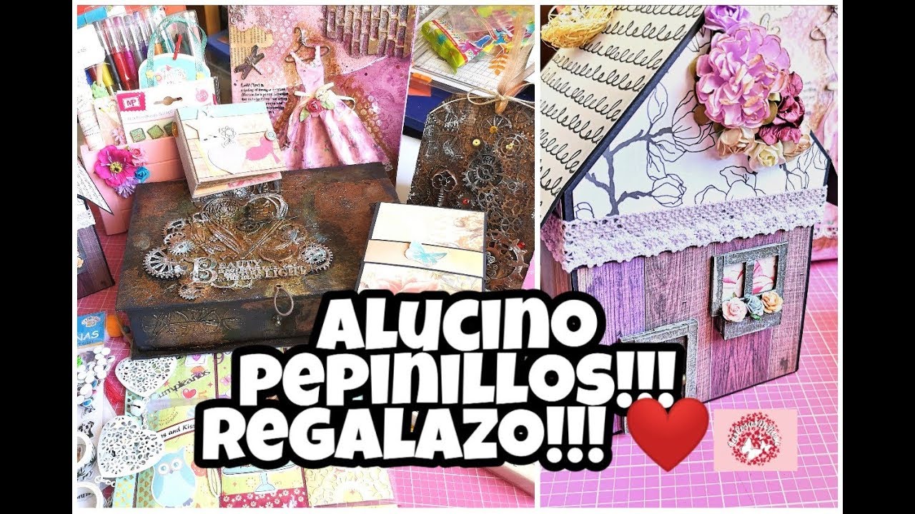 Vais a alucinar como yo!!!. Increíble regalo. Scrapbooking manualidades de animales