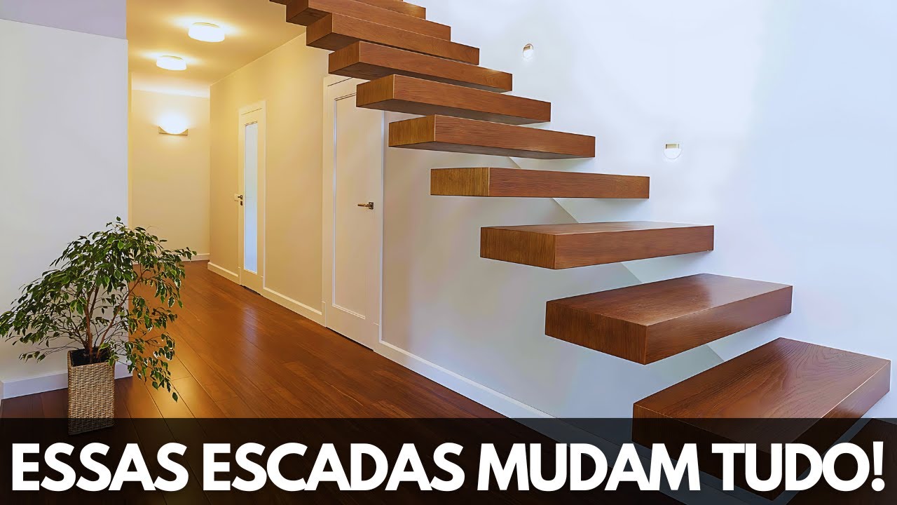 Escadas de Madeira 7 Modelos Incríveis para Transformar Seu Lar - YouTube