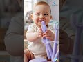 Start Baby Oral Care Early | Baby Silicone Training Toothbrush Set Review #newborncare #newborn