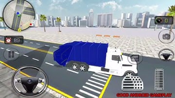 Trash Truck Simulator 2018 - CITY TRUCK : The Garbage Dump Mission Android GamePlay FHD