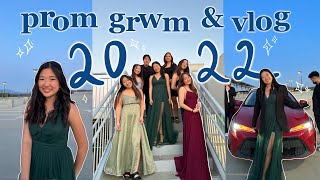 PROM GRWM + VLOG 2022 (i threw a fake prom in college)
