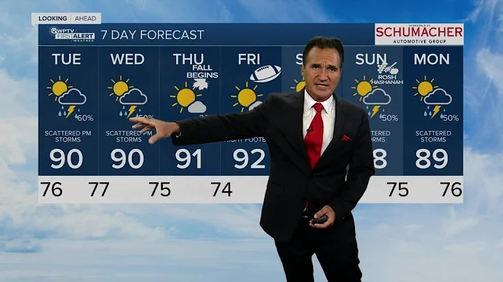 First Alert Weather Forecast fo rEvening of Monday, September 19, 2022
