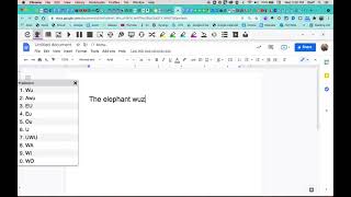 Word prediction in Read&Write for Chrome