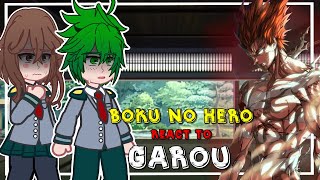 Boku no Hero (MHA) React to Garou || One Punch-Man - Gacha react