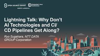 Lightning Talk: Why Don't AI Technologies and CI/CD Pipelines Get Along? - Ryo Sugahara Profile