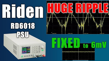 🔧 Huge AC Ripple Solved to 6mV!  Riden RD6018 Power Supply  #PowerSupply #Electronics