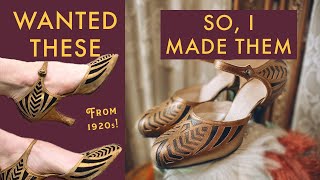 Recreating 1920s Flapper Shoes