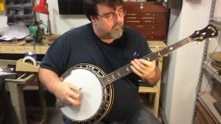 1929 Pre War RB-1 Gibson Banjo with a Coke Bottle headstock. All original.