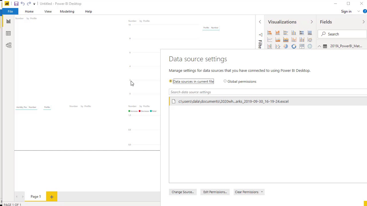 Tekla Structures + PowerBI sample files on warehouse