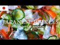 How to make Japanese pickles(vegan). Simple and healthy!