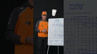 Mclaren F1 Team Driver Lando Norris Finds The Final Word In The Dropbox Dash Word Search Milk.