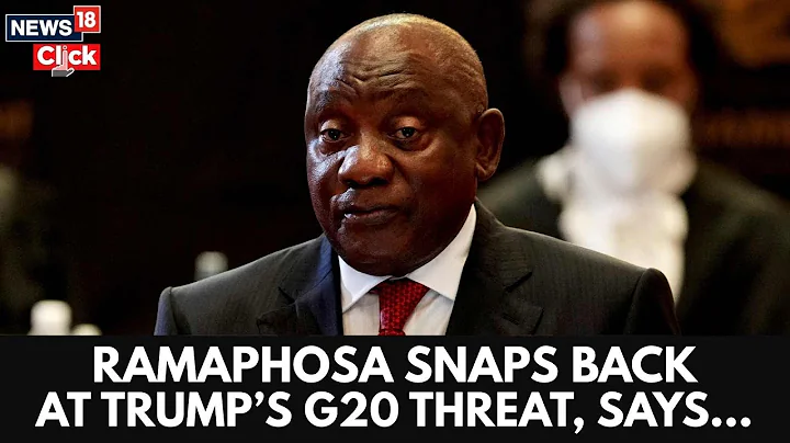 US–South Africa Diplomatic Tensions 2025: Ramaphosa Rejects Trump’s G20 Ban Threat | 4K | N18G