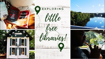 Exploring Little Free Libraries in New Hampshire! + Mini Book Unhaul