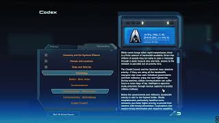 Mass Effect 1 Secondary Codex: Technology