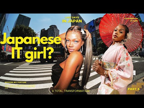 JAPANESE IT Girl Total Transformation Reading My Fortune At A Temple Knife Shopping QnA