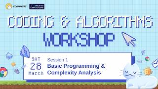 [CAT2026] Workshop 1 - Basic Programming & Complexity