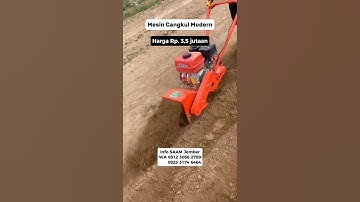 Mesin Cangkul Modern  #saamjember #tiller #membuatparit  #alatpertanian