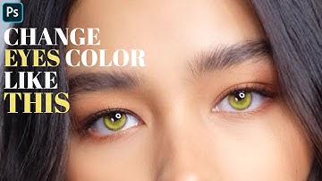 Photoshop Tutorial: How to Brighten, Enhance & Change Color of EYES !