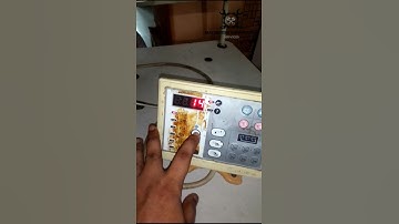 sunstar sps-c-d button stitch machine. #program #garments #shorts