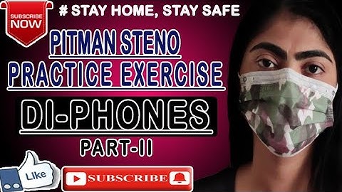 PRACTICE EXERCISE | DI-PHONES | PART-II | BY JANVI MA