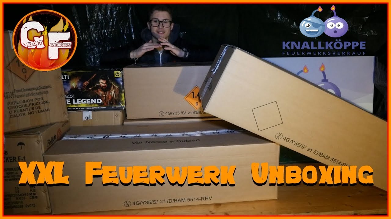 XXL Knallköppe Feuerwerk Unboxing 2021/22💥 | GreatFireworks