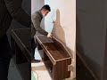 Female Carpenter Assembling Cabinets#usashorts #cabinetmaking