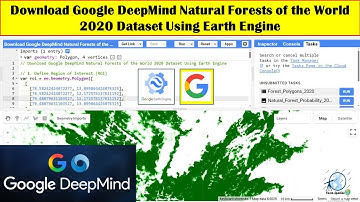Download Google DeepMind Natural Forests of the World 2020 Dataset Using Earth Engine