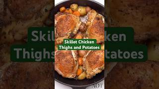 One Pan Chicken Thighs with Potatoes and Carrots | Dinner in 45 Minutes
