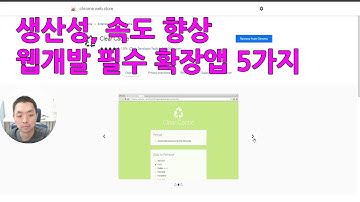 웹개발 5가지 필수 크롬 확장앱 추천: 코딩 생산성을 높여줍니다.