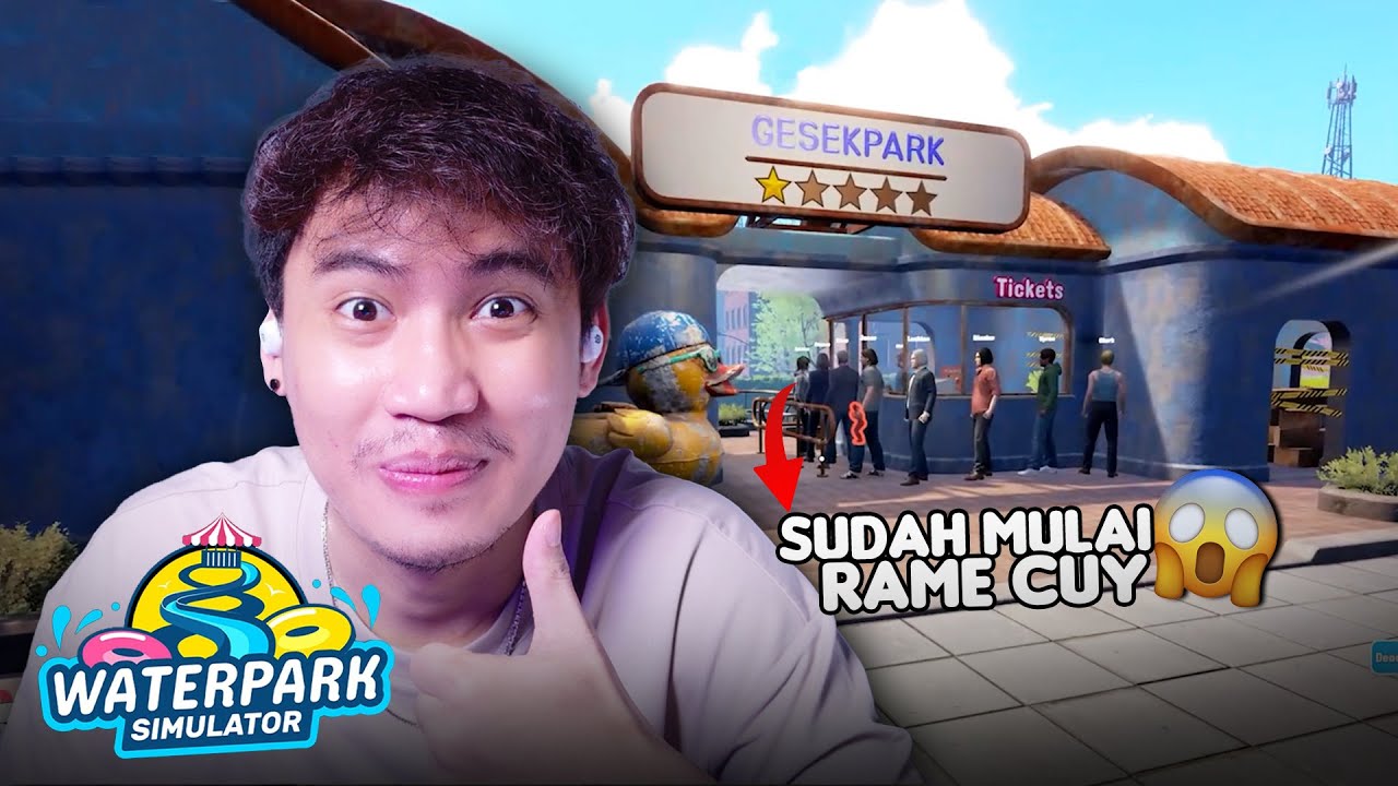 MULAI RAME KOLAM RENANGNYA - WATERPARK SIMULATOR #3